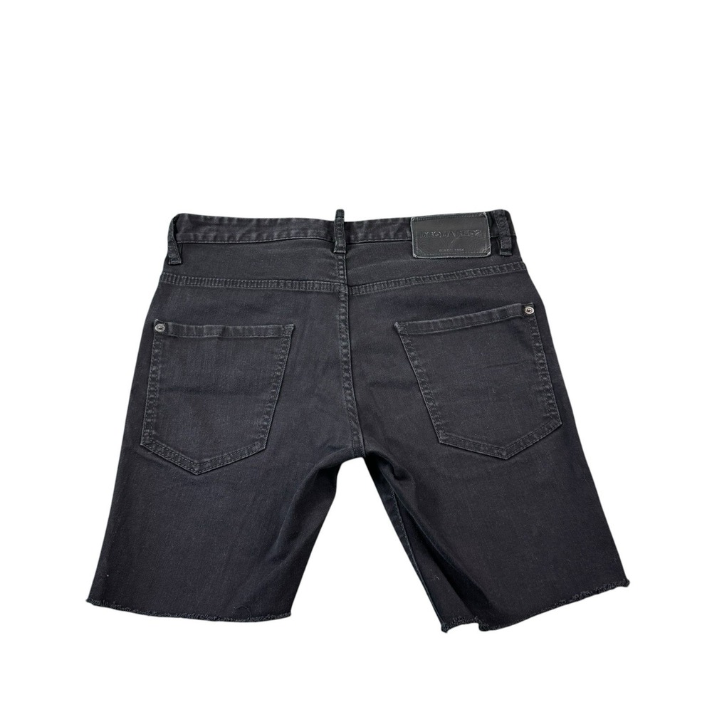 DSQUARED2 Black Button Fly‎ Denim Men's Short Size 28
